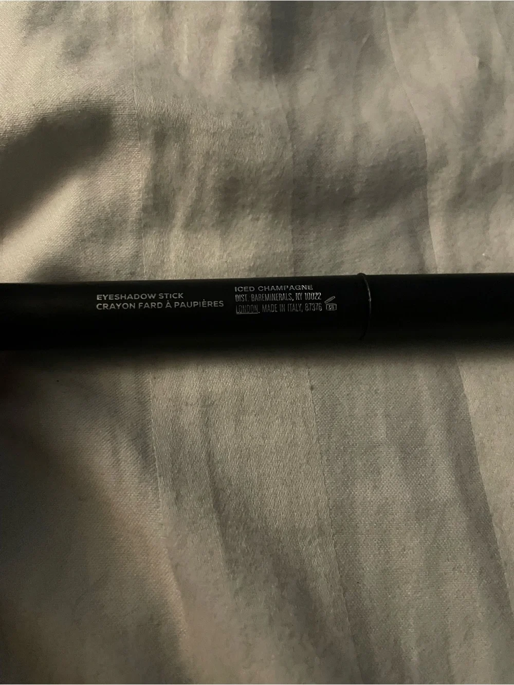 Barely used bareMinerals BarePro Eyeshadow stick in iced champagne